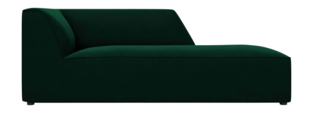 Windsor & Co Sao Chaise Longue Rechts - Velvet - Flessengroen