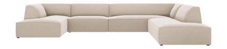 Windsor & Co Sao U-bank - Hoek Rechts - Velvet - Beige